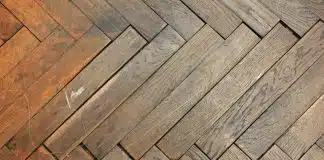 Le charme du parquet point de Hongrie inversé