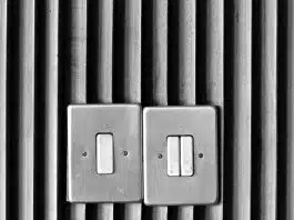 two gray switch panels
