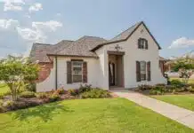 brown and white concrete house